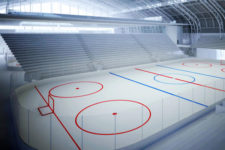 Covered ice rinks