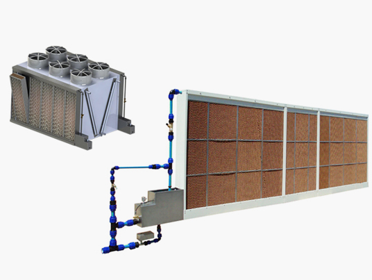 Cellular panel evaporative coolers | Fisair's Photos adiabatic cooling system